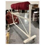Large Rolling Fabric Dispenser Roller with Fabric