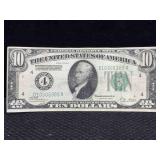 $10 Gold Note 1928 Us Currency