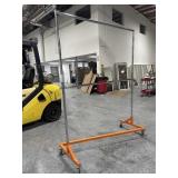 Double rod industrial garment rack- ent020316
