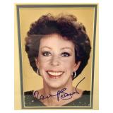 Carol Burnett autograph photo framed Walt Disney