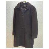 Collection by Gallery mens wool coat black size