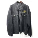 Prime Valley Resorts mens denim jacket, black size
