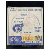 Vtg Chic Electric Hair Dryer in box