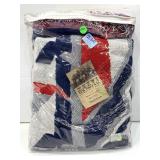 Super bowl throw blanket