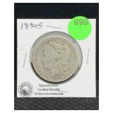 1890 S Silver Morgan Dollar