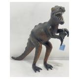 Genuine Leather Dinosaur 13 in tall, marked