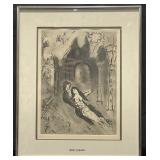 Marc Chagall Etching w/ Collectors