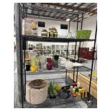 Collection of home and kitchen items, including