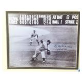 Don Larsen autographed picture