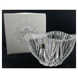 NIB Oneida ISIS crystal bowl, 10 1/2in, made in