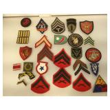 Lot of military patches