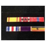 Set of military bars with stars