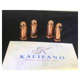 4- 1oz. .999 Copper Bullets, Kalifano