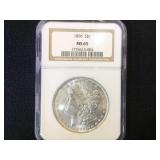 1896 NGC MS65 MORGAN SILVER DOLLAR