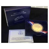 2009 Louis Braille Bicentennial Silver Dollar,w/