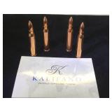 4- 1 oz. .999 Copper Bullets, Kalifano