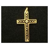 14k GOLD cross , 1.6g