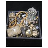 Lot of assorted costume jewelry - some sterling