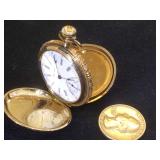 Vintage Womens Waltham pocket watch, 9117413 ,15