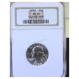 1958 NGC MS65 Washington Quarter