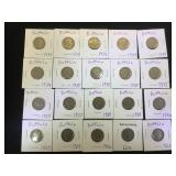 Collection of 20 Buffalo Nickels