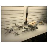 Lot of model airplanes - assembled and painted -