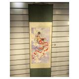 Asian picture scroll, 40 inches long