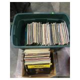 Large lot of vinyl records