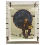 Signed dedicated Robert Charles Howe lithograph