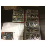3 albums of sports cards