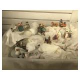 Lot of assorted Christmas village people