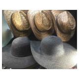 Lot of 5 assorted new hats - 3 different styles