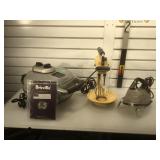 Vintage Sunbeam mix master, vintage Steamco iron