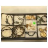 Costume jewelry sets including abalone, Tigers