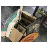 Lot of antique and vintage framed prints - some