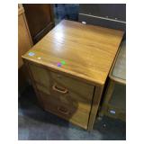 Wooden file cabinet - handle needs repair