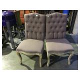 Padded set of chairs