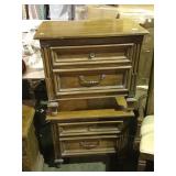 Matching wooden nightstands