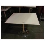 Marble top single pedestal table from 5 star