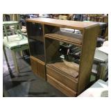 entertainment center on wheels