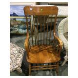 Wooden rocking chair