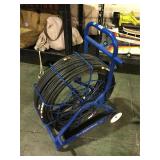 Sewer snake w/rolling stand by Pro Built tools