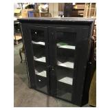 Wooden cabinet w/shelves, missing bottom