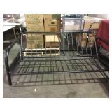 Metal futon frame, no mattress