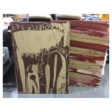 2 paintings works on canvas