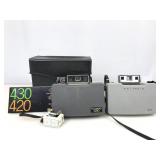 2 Vtg Polaroid Land Cameras 430 & 320
