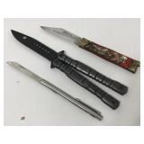 IAN (Brazil) Pen Knife, Unbranded Butterfly Knife