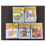 5 NOS Vtg Smurf figures