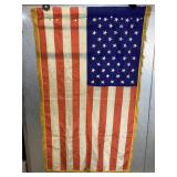 Fringed 50 Star USA Flag by Paramount Flag Co.