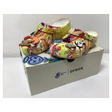Trix cereal Crocs, sz 10/12, multicolor and white,
